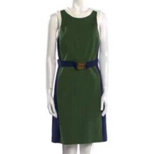Tory Burch Colorblock Pattern Dress - Medium